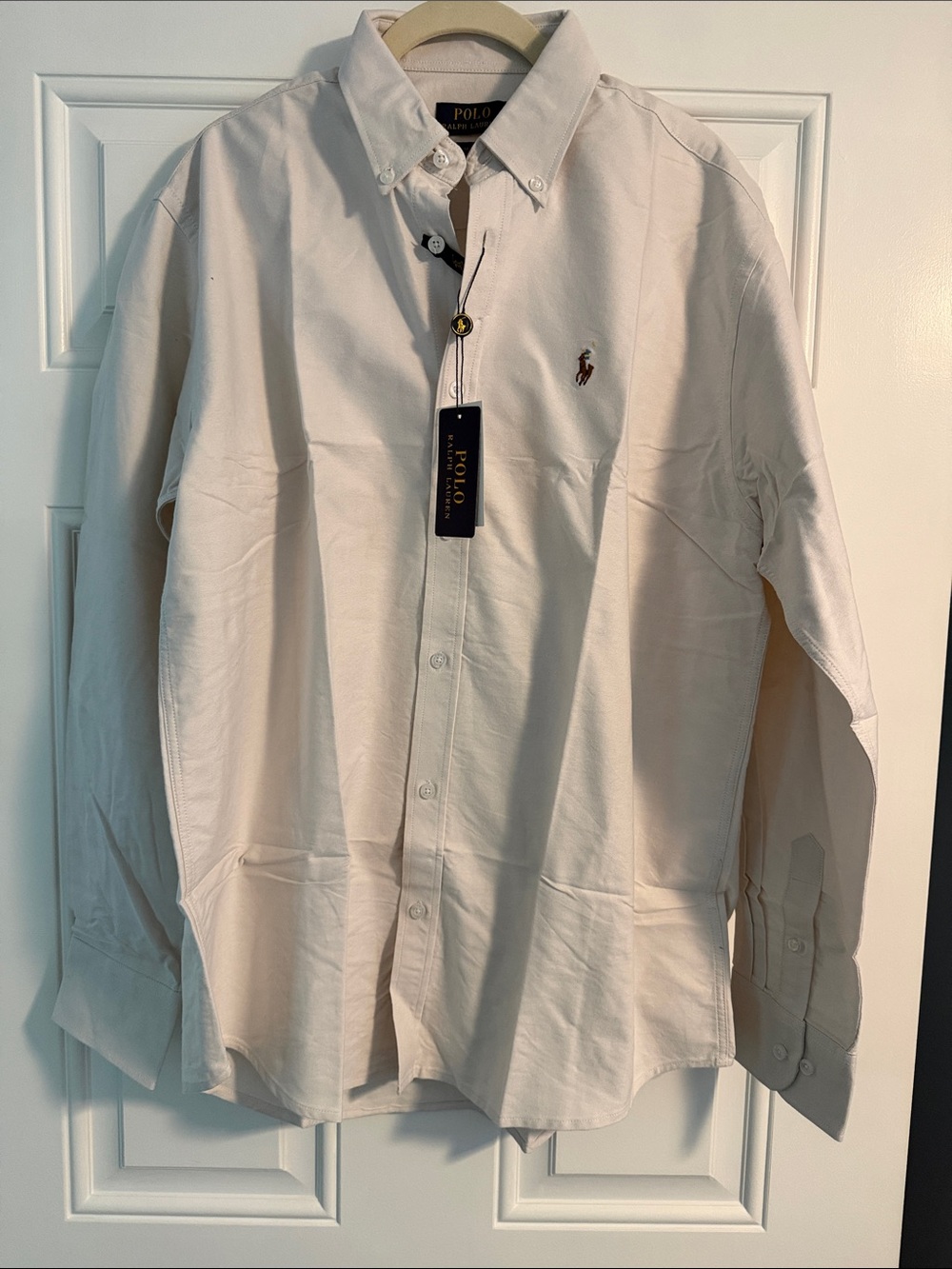 Ralph Lauren ivory/khaki Button-Front Shirt